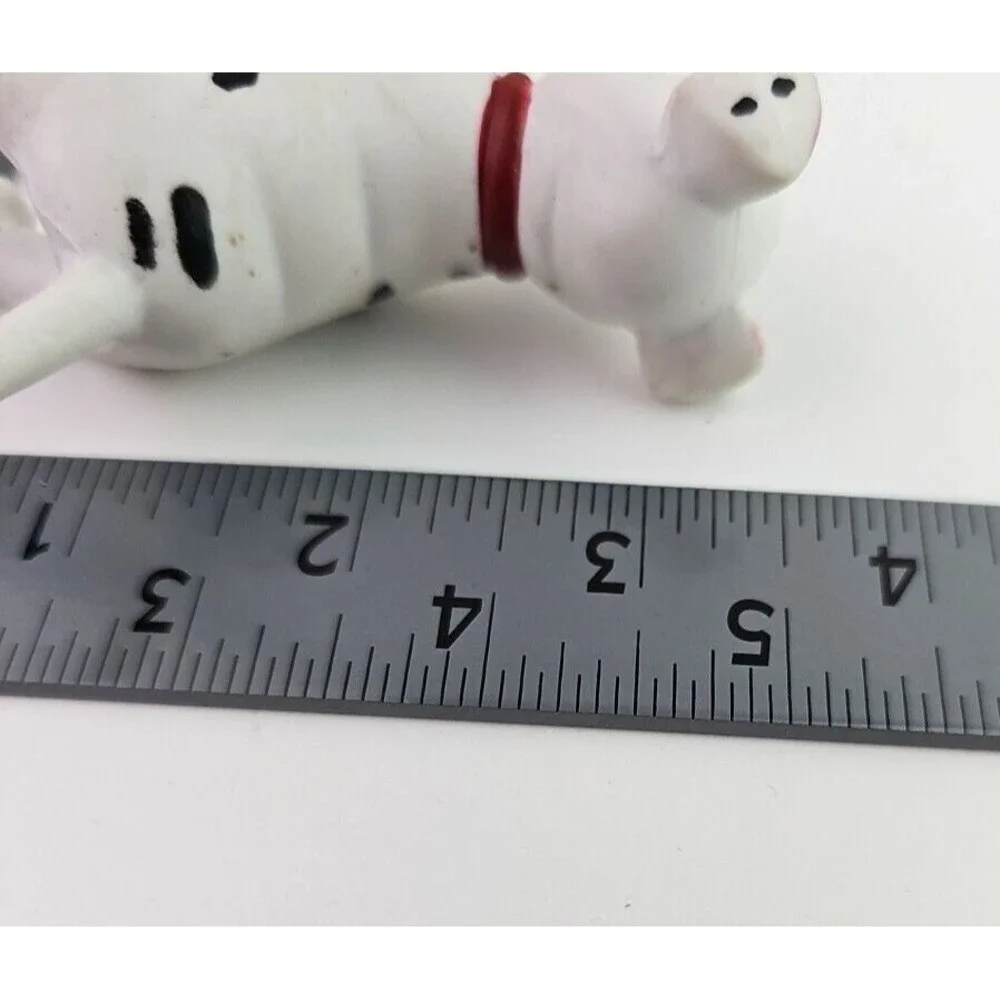 Lot Of 8 Small Dalmatian Puppy Figures Disney Style 101 Dogs PVC Toys